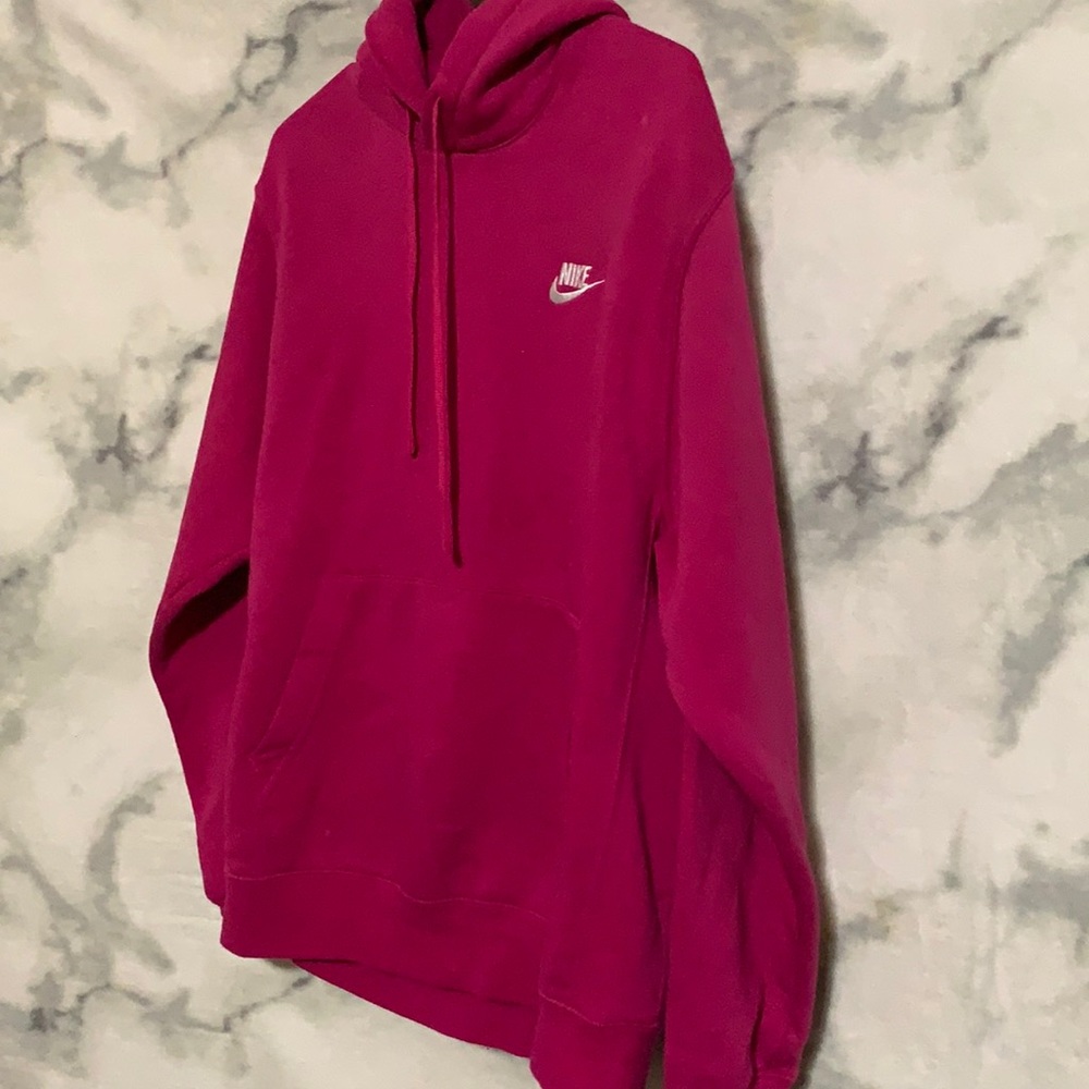 Pink Nike hoodie